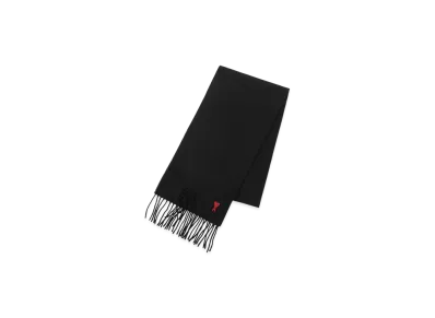 AMI PARIS Red ADC Scarf "Black"