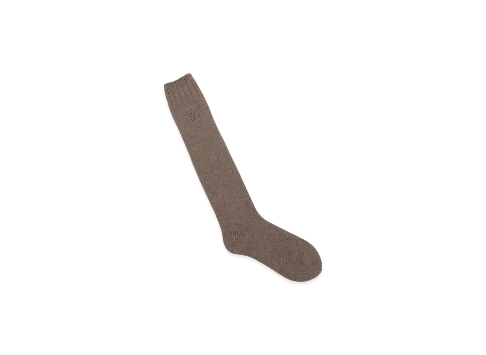 AMI PARIS ADC Knee High Socks "Taupe"