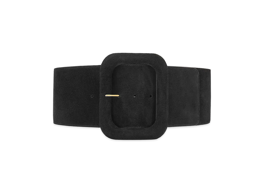 AMI PARIS Cow Leather Large Belt "Black"