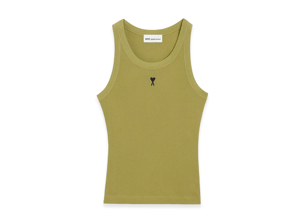 AMI PARIS Cotton Ami De Coeur Tanktop 