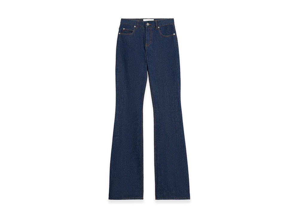 AMI PARIS Cotton Bootcut Fit Jeans "Blue"