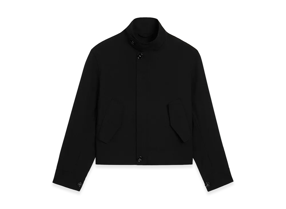 AMI PARIS New Wool Harrington Jacket "Black"