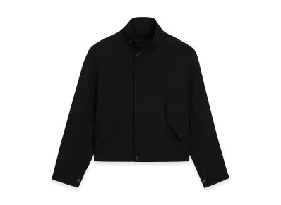 AMI PARIS New Wool Harrington Jacket "Black"