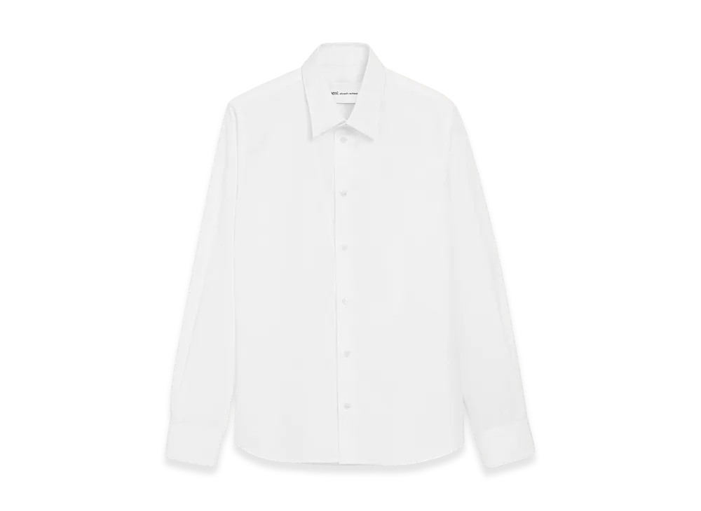 AMI PARIS Poplin Cotton Tailor Shirt "White"
