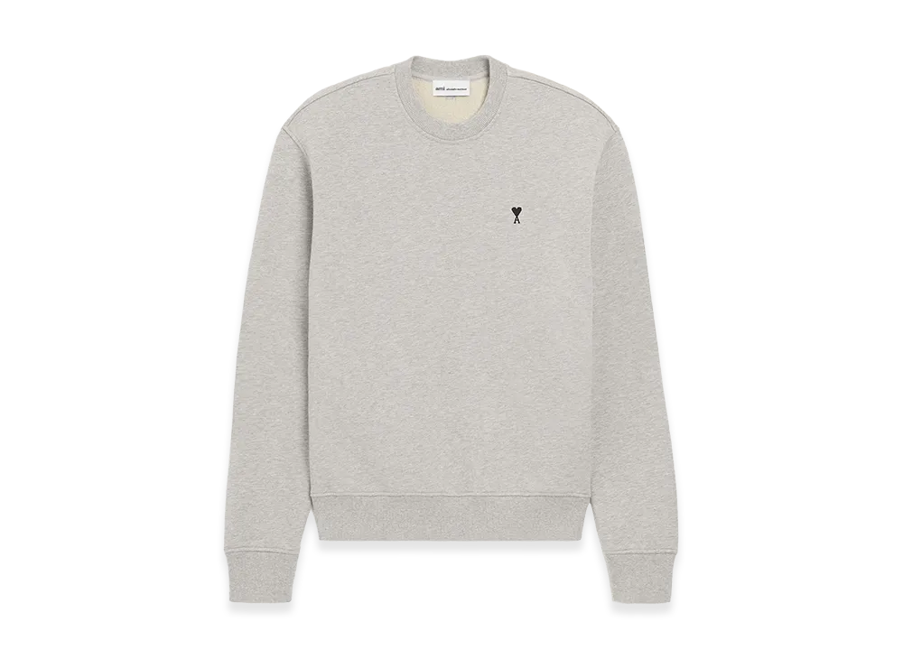 AMI PARIS Cotton Ami De Coeur Sweatshirt "Grey"