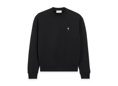 AMI PARIS Cotton Ami De Coeur Sweatshirt "Black"