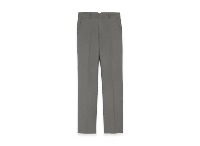 AMI PARIS Wool Straight Trousers "Grey"