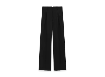 AMI PARIS Wool Straight Trousers "Black"