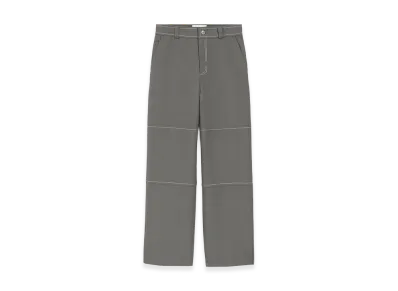 AMI PARIS New Wool Worker Trousers "Grey"
