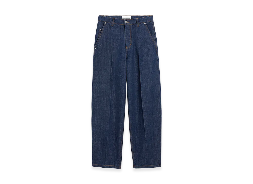 AMI PARIS Cotton Balloon Fit Jeans "Blue"