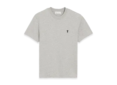 AMI PARIS Cotton Ami De Coeur T-Shirt "Grey"