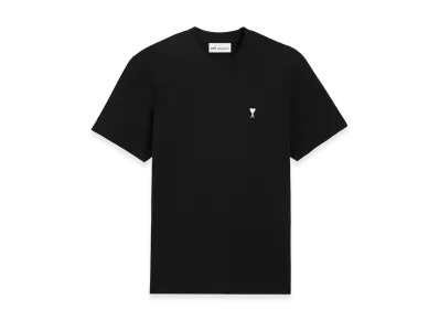AMI PARIS Cotton Ami De Coeur T-Shirt "Black"