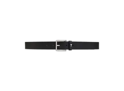 AMI PARIS Cowhide Leather Paris Paris Belt "Black"