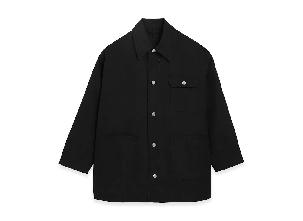 AMI PARIS New Wool Worker Jacket "Black"