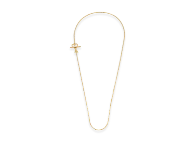 AMI PARIS Brass Ami De Coeur Chain Necklace "Gold"