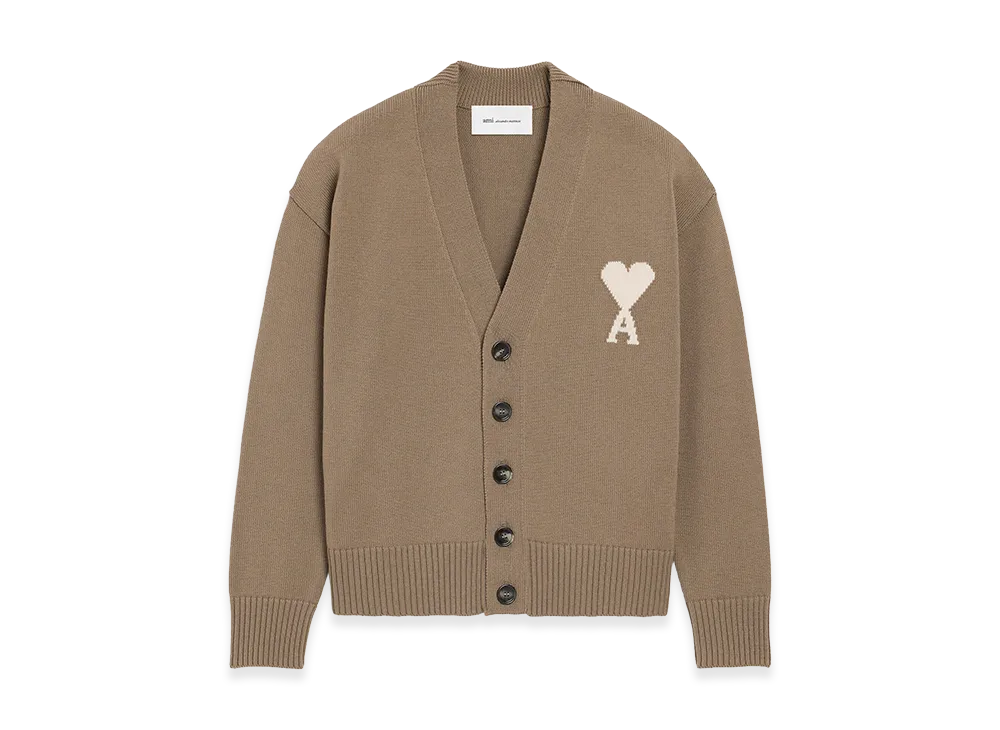 AMI PARIS Wool Ami De Coeur Cardigan 