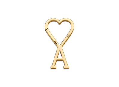 AMI PARIS Metal Ami De Coeur Hook Keyring "Brass"