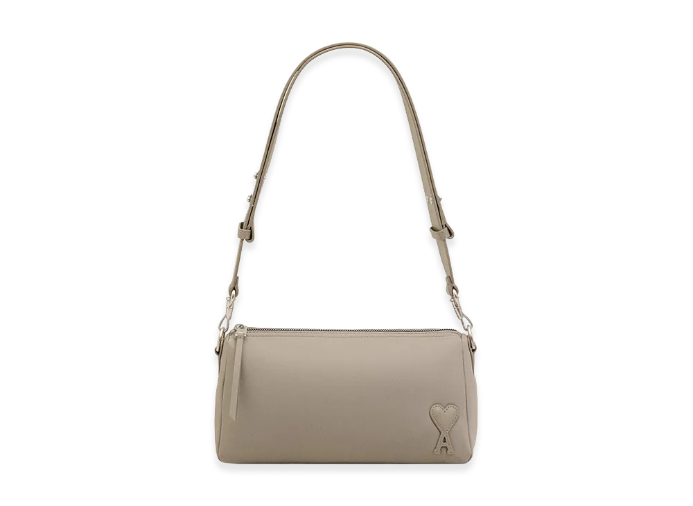 AMI PARIS Nylon Marcel Bag "Grey"