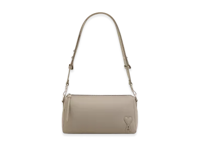 AMI PARIS Nylon Marcel Bag "Grey"