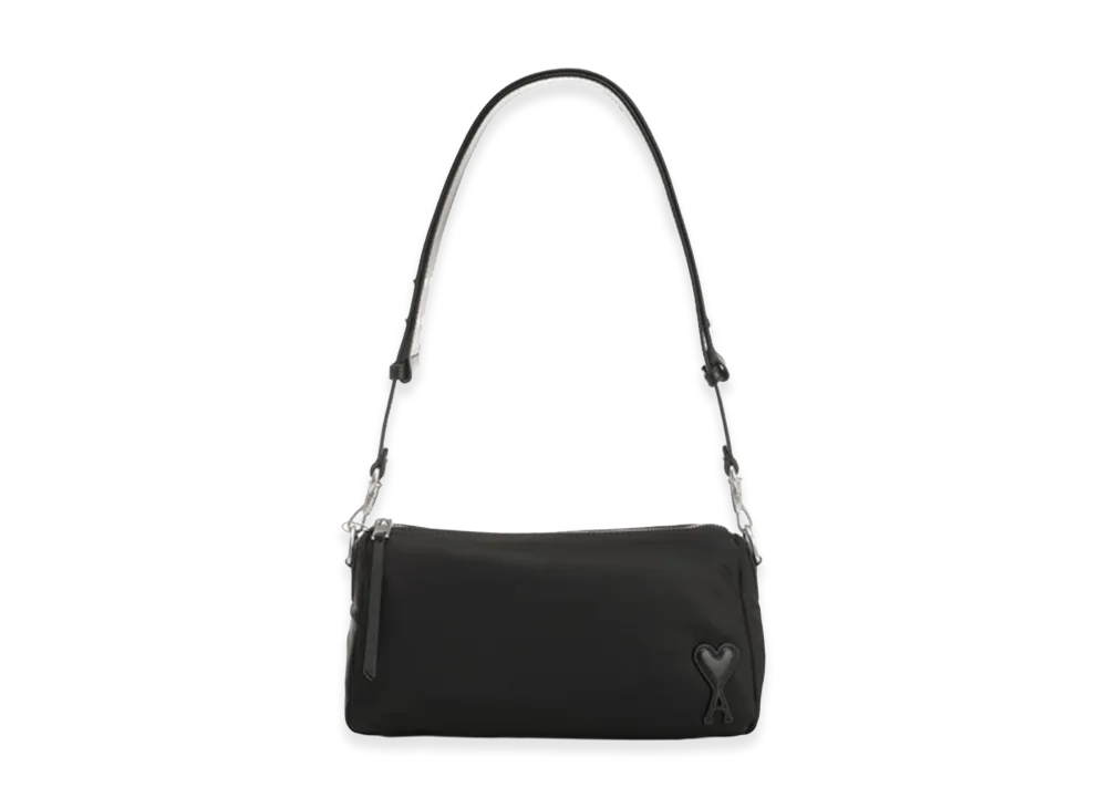 AMI PARIS Nylon Marcel Bag "Black"