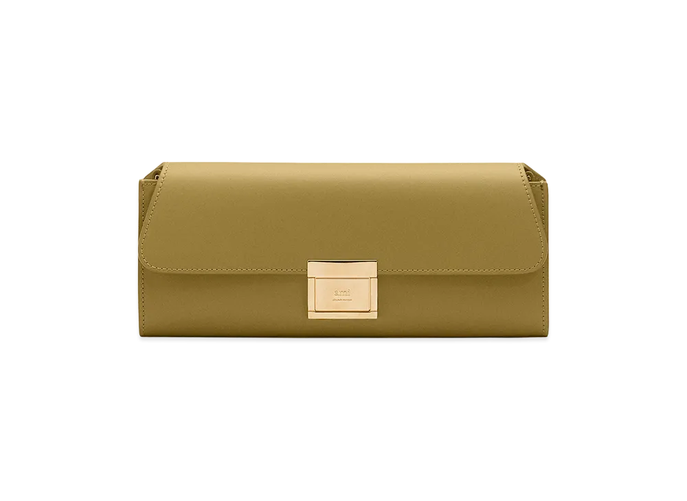 AMI PARIS Cow Leather Mimi Pouch "Green"