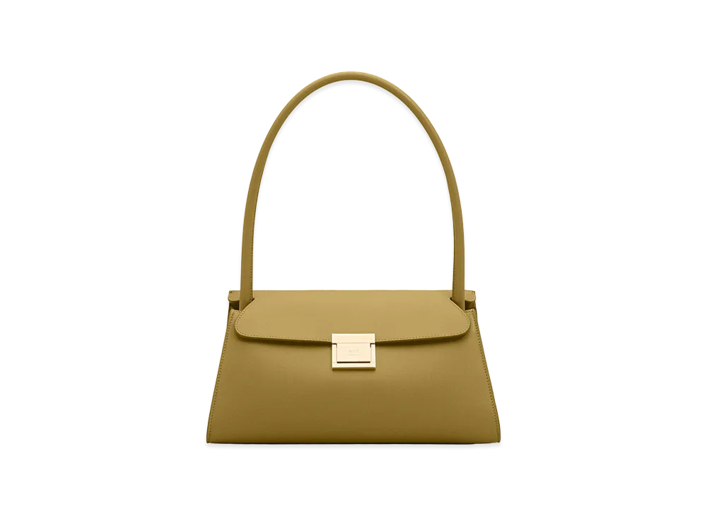 AMI PARIS Cow Leather Small Mimi Bag "Green"