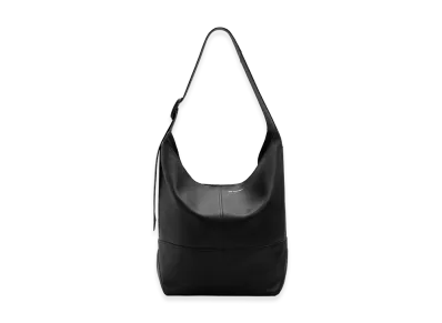 AMI PARIS Taurillon Leather Etienne Crossbody Bag "Black"