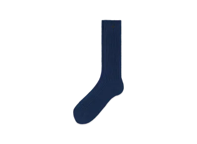AMI PARIS Cotton Ami De Coeur Socks "Blue"