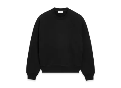 AMI PARIS Cotton Ami De Coeur Sweatshirt "Black"