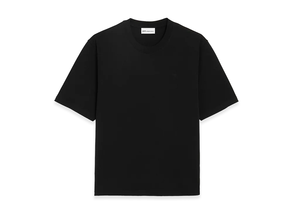 AMI PARIS Cotton Ami De Coeur T-Shirt "Black"