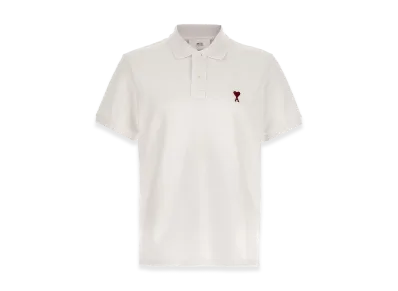 AMI PARIS Ami De Coeur Polo Shirt "White"