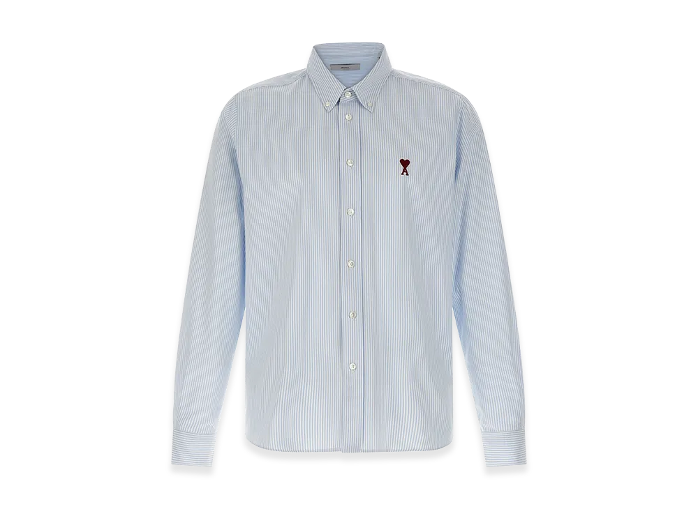 AMI PARIS 'Ami De Coeur' Shirt "Light Blue"