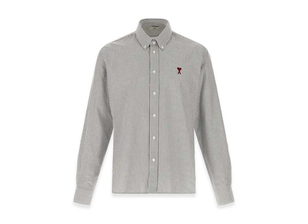 AMI PARIS 'Ami De Coeur' Shirt "White/Black"