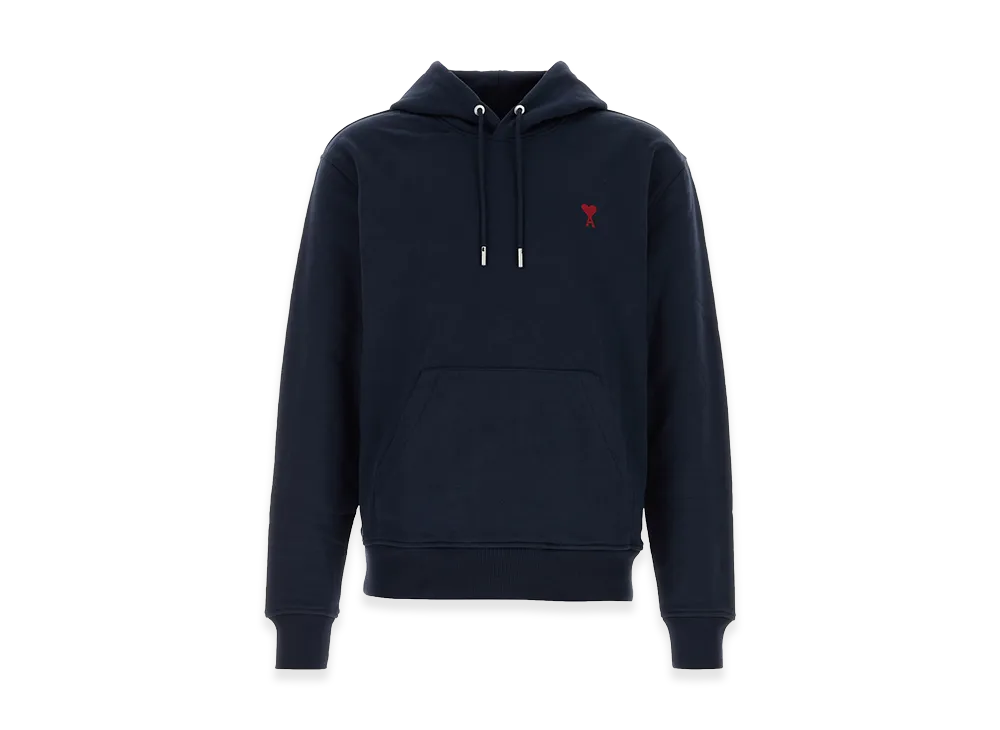 AMI PARIS Cotton Sweatshirt "Blue"