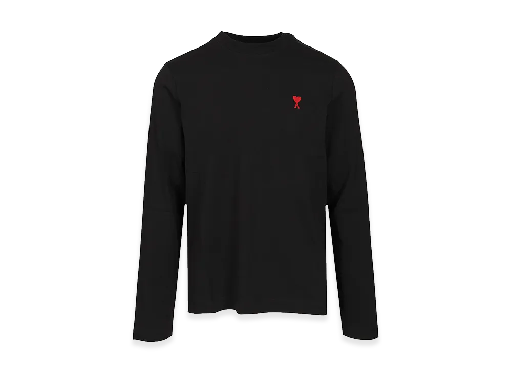 AMI PARIS Ami De Coeur Long-Sleeved T-Shirt "Black"