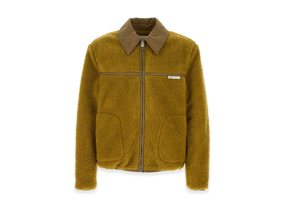 AMI PARIS Ochre Teddy Jacket "Yellow"