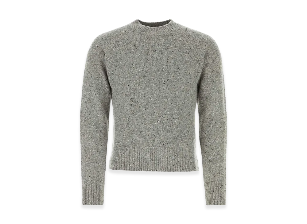 AMI PARIS Wool Blend Sweater "Grey"