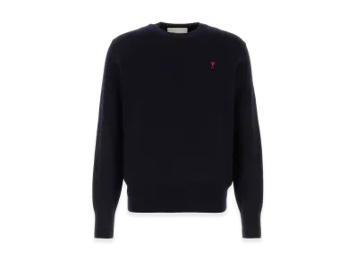 AMI PARIS Wool Sweater "Blue"