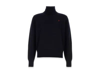 AMI PARIS Turtleneck Sweater "Blue"