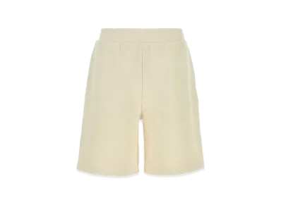 AMI PARIS Terry Fabric Bermuda Shorts "White"