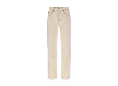 AMI PARIS Garment-Dyed Jeans "Beige"