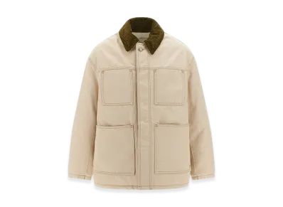 AMI PARIS Cotton Padded Jacket "White"