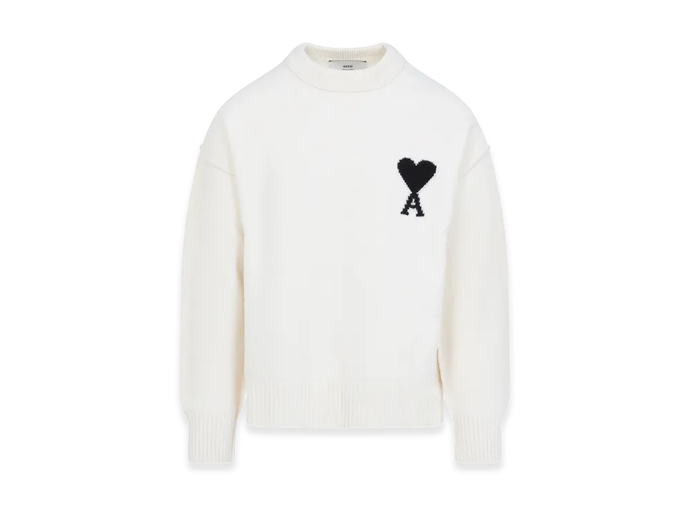 AMI PARIS Ami De Coeur Sweater "White"