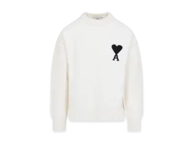 AMI PARIS Ami De Coeur Sweater "White"