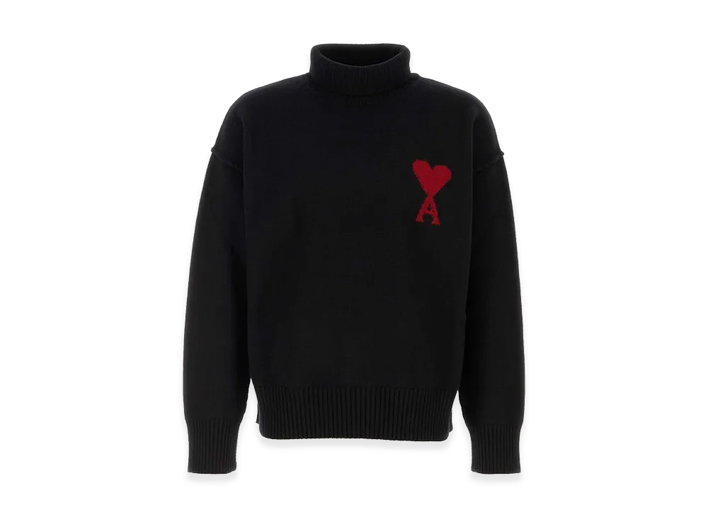 AMI PARIS Wool Sweater "Grey"