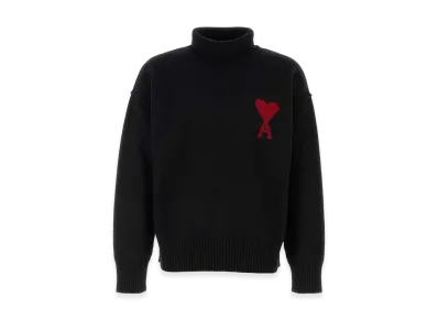 AMI PARIS Wool Sweater "Grey"