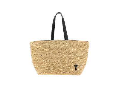AMI PARIS Ami De Coeur Tote Bag "Naturel"