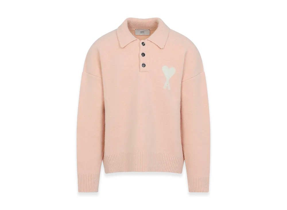 AMI PARIS Ami De Coeur Polo Shirt "Yellow"