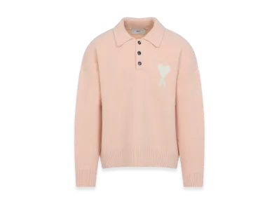 AMI PARIS Ami De Coeur Polo Shirt "Yellow"