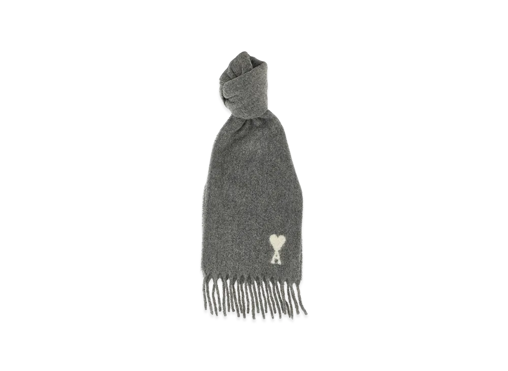 AMI PARIS Alpaca Scarf "Grey"